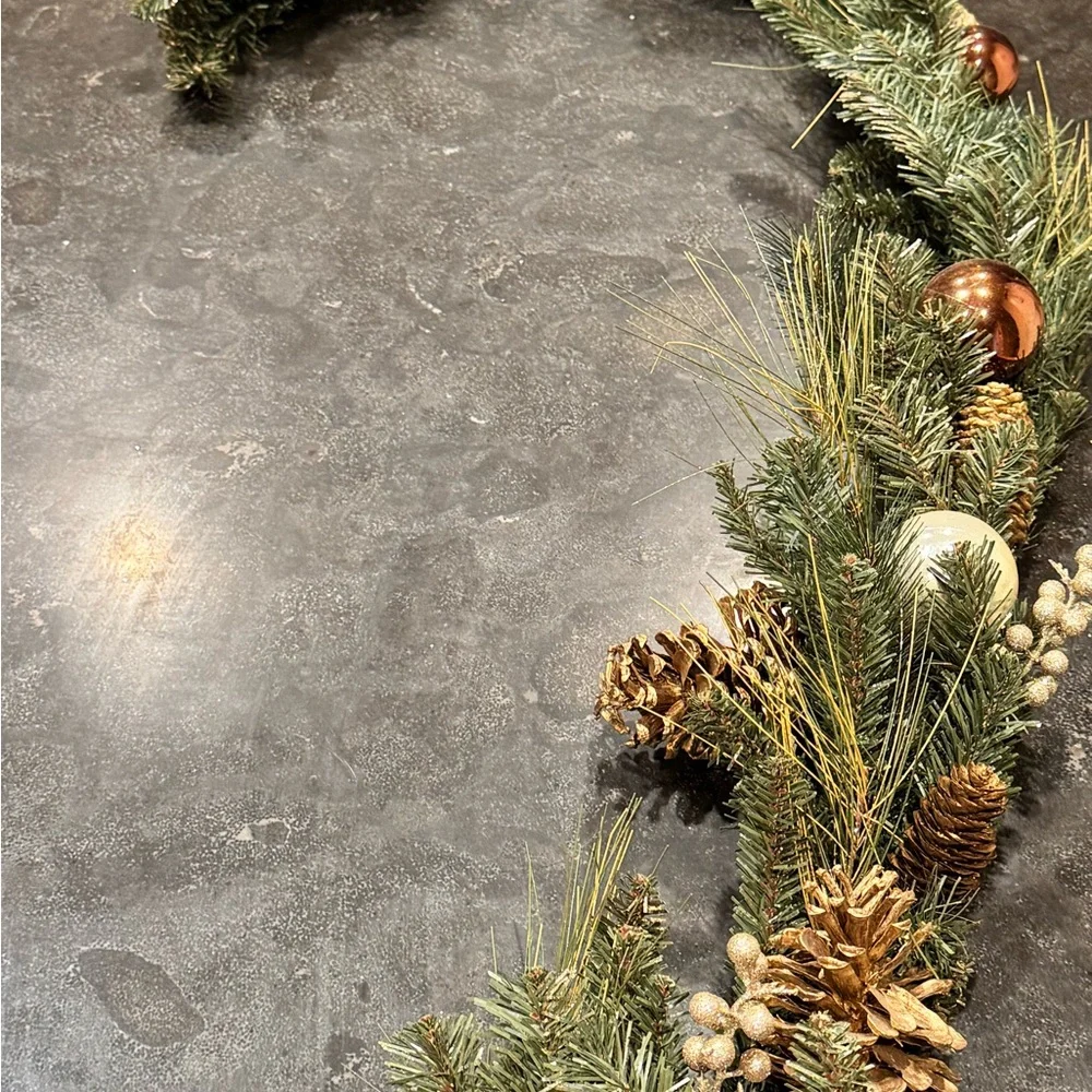 Festive Unlit Predecorated Holiday Garland